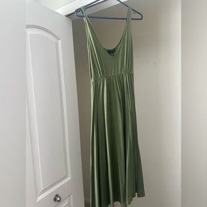 Banana Republic Green Jersey Dress, M